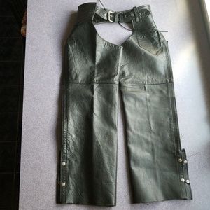 Womens leather chaps